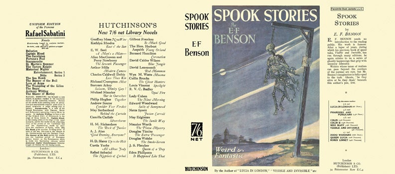 Item #34004 Spook Stories. E. F. Benson.