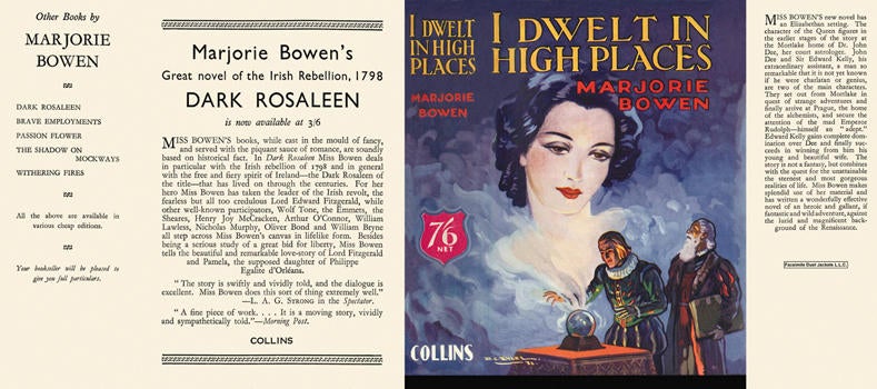 Item #34014 I Dwelt in High Places. Marjorie Bowen.
