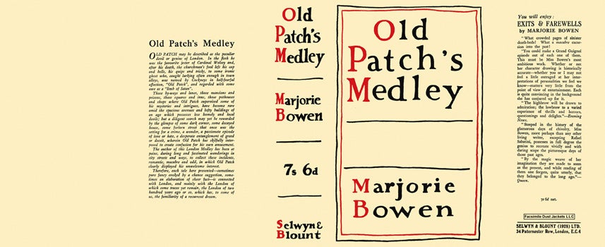 Item #34016 Old Patch's Medley. Marjorie Bowen