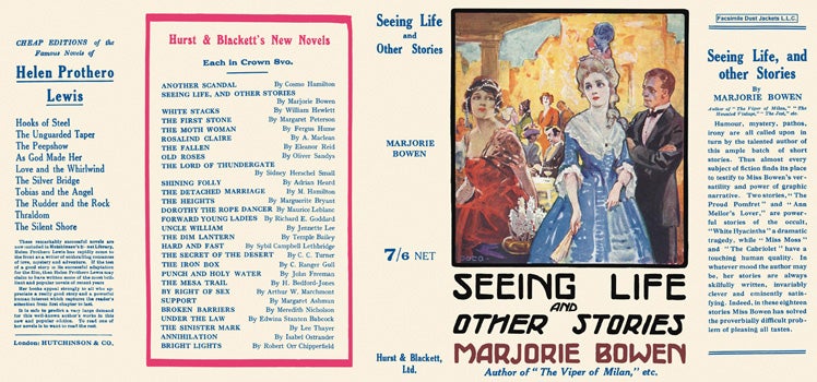 Item #34018 Seeing Life and Other Stories. Marjorie Bowen.