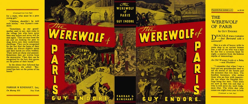 Item #34045 Werewolf of Paris, The. Guy Endore