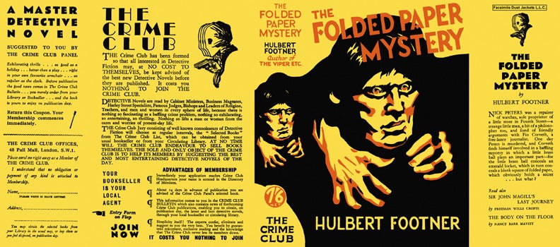 Item #34058 Folded Paper Mystery, The. Hulbert Footner