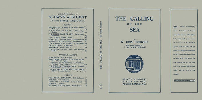 Item #34072 Calling of the Sea, The. William Hope Hodgson.