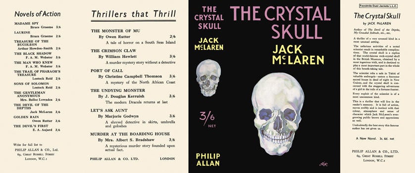 Item #34095 Crystal Skull, The. Jack McLaren