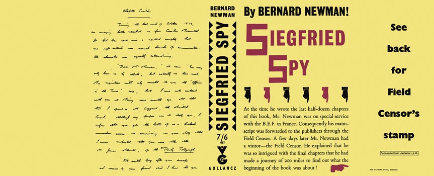 Item #34108 Siegfried Spy. Bernard Newman