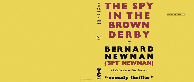 Item #34109 Spy in the Brown Derby, The. Bernard Newman