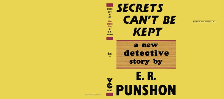 Item #34121 Secrets Can't Be Kept. E. R. Punshon.