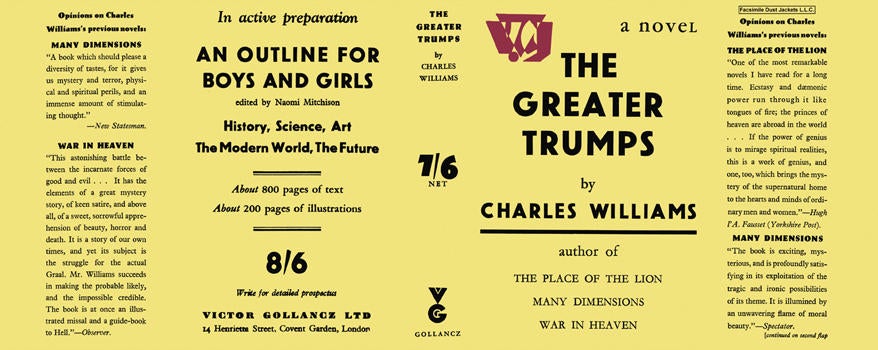 Item #34141 Greater Trumps, The. Charles Williams