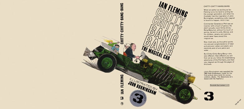 Item #34153 Chitty Chitty Bang Bang, The Magical Car Adventure 3. Ian Fleming, John Burningham.