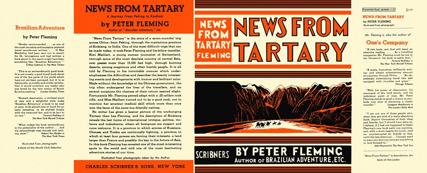 Item #34155 News from Tartary. Peter Fleming