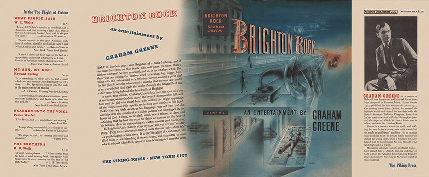 Item #34173 Brighton Rock. Graham Greene.