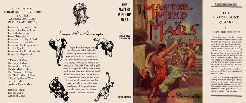 Item #34236 Master Mind of Mars, The. Edgar Rice Burroughs