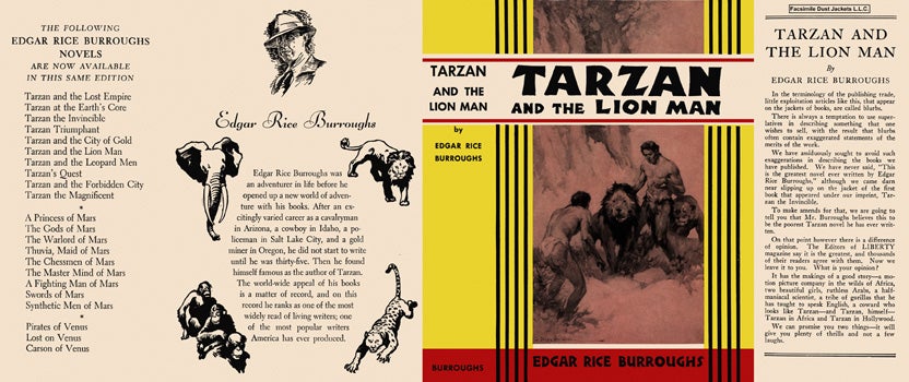 Item #34242 Tarzan and the Lion Man. Edgar Rice Burroughs