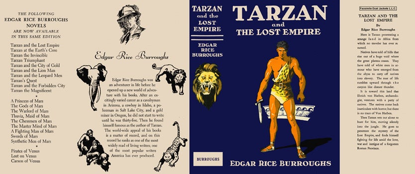 Item #34243 Tarzan and the Lost Empire. Edgar Rice Burroughs.