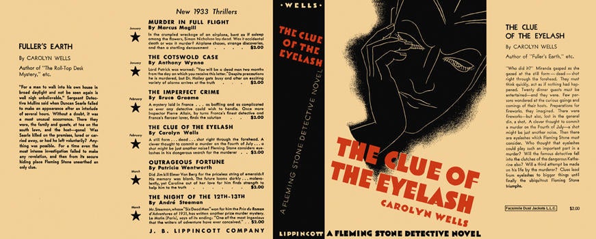 Item #3432 Clue of the Eyelash, The. Carolyn Wells
