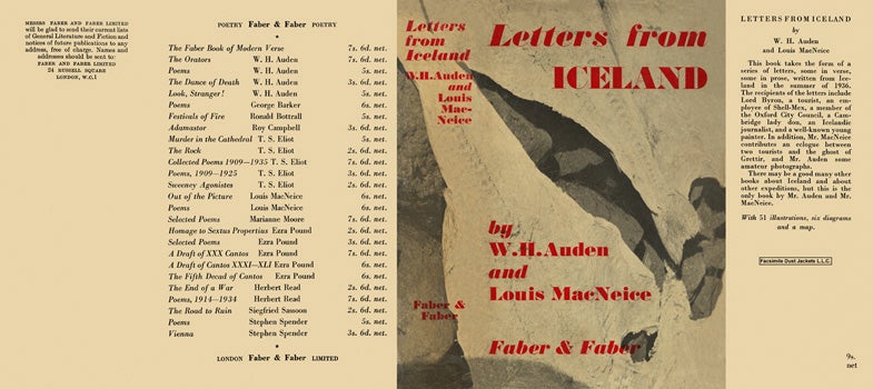 Item #34328 Letters from Iceland. W. H. Auden, Louis MacNeice