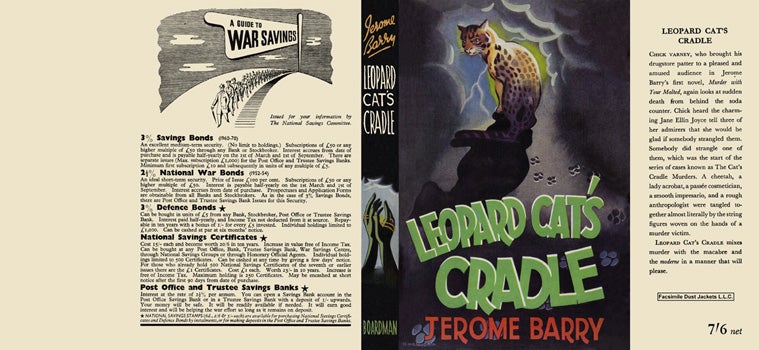 Item #34330 Leopard Cat's Cradle. Jerome Barry.