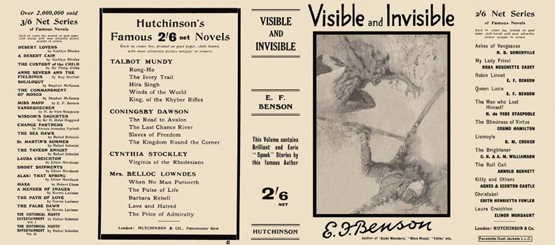 Item #34331 Visible and Invisible. E. F. Benson.