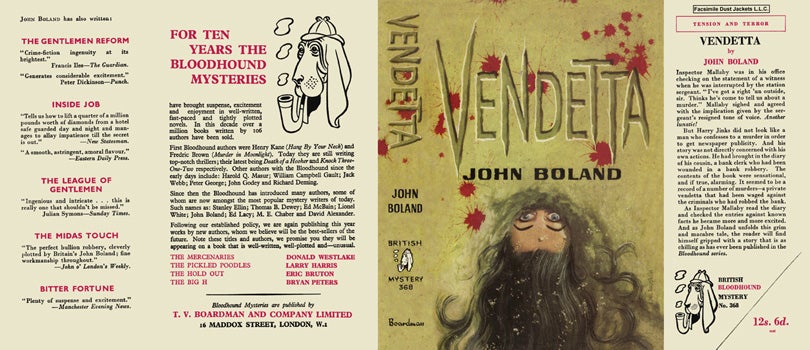 Item #34336 Vendetta. John Boland