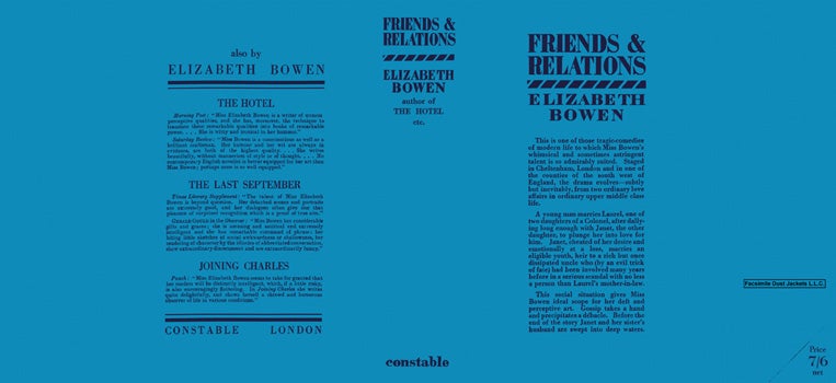 Item #34339 Friends & Relations. Elizabeth Bowen.