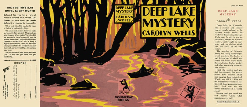 Item #3435 Deep Lake Mystery. Carolyn Wells
