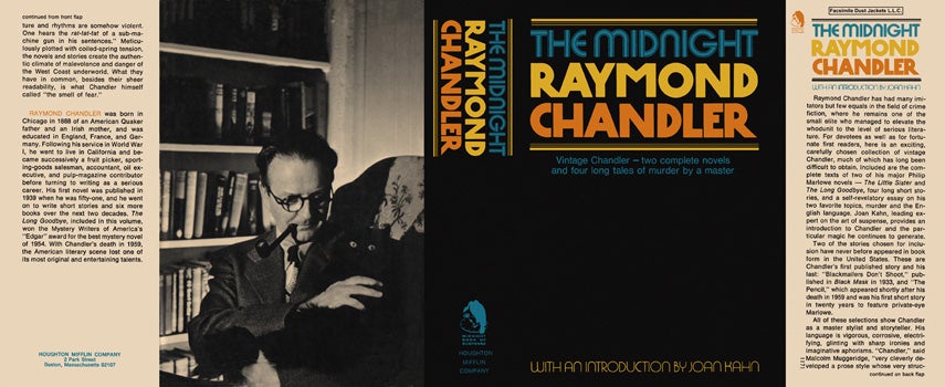 Item #34358 Midnight Raymond Chandler, The. Raymond Chandler