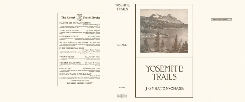 Item #34360 Yosemite Trails. J. Smeaton Chase