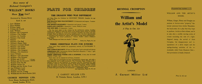 Item #34371 William and the Artist's Model. Richmal Crompton