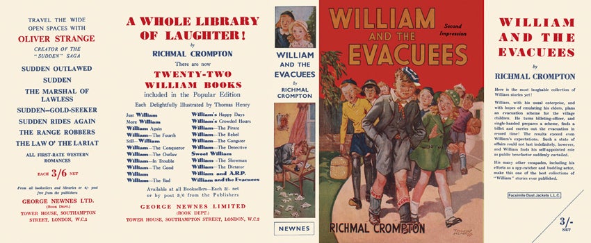 Item #34374 William and the Evacuees. Richmal Crompton
