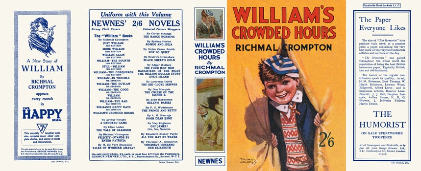Item #34377 William's Crowded Hours. Richmal Crompton