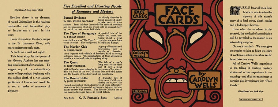 Item #3438 Face Cards. Carolyn Wells
