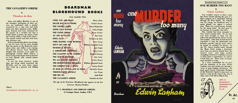 Item #34435 One Murder Too Many. Edwin Lanham.