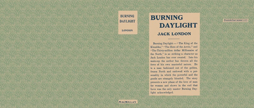 Item #34436 Burning Daylight. Jack London.