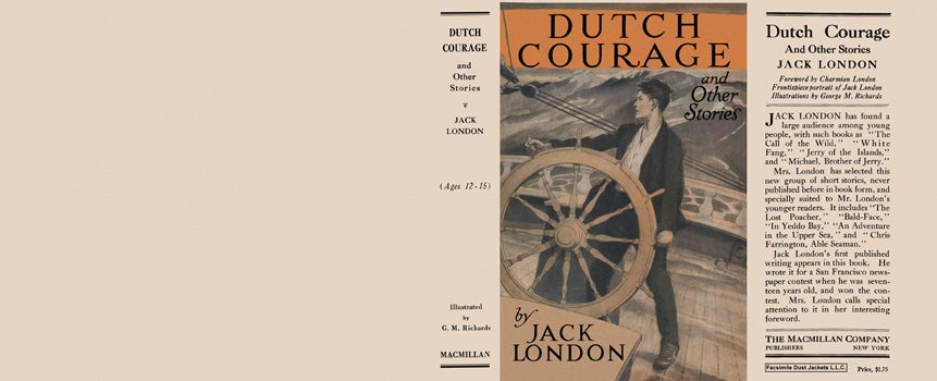 Item #34437 Dutch Courage and Other Stories. Jack London