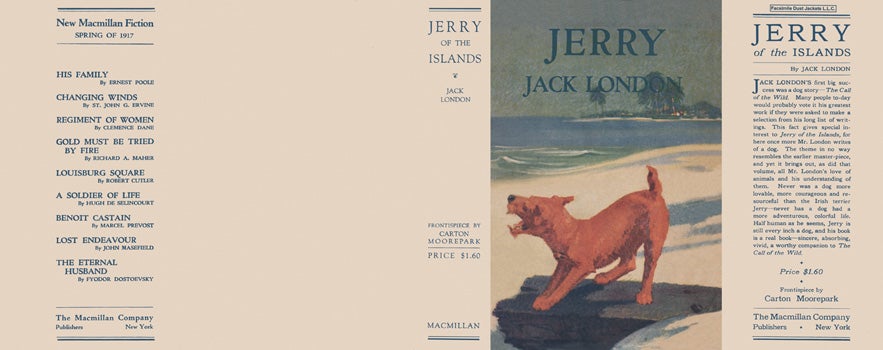 Item #34438 Jerry of the Islands. Jack London