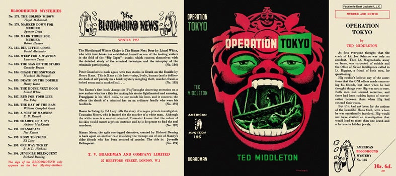Item #34453 Operation Tokyo. Ted Middleton.