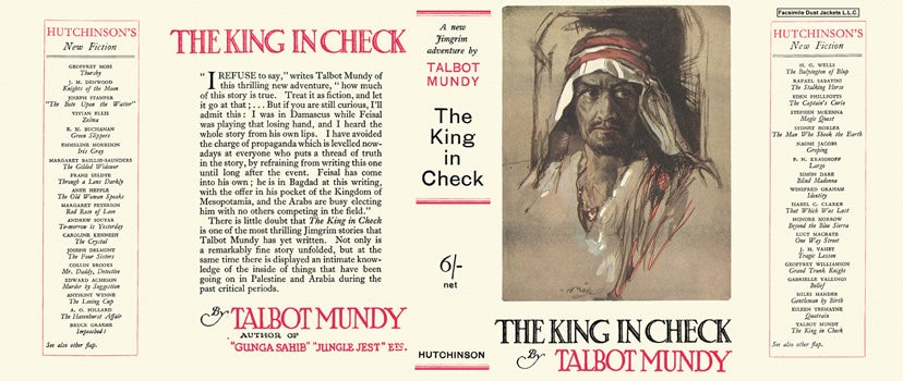 Item #34455 King in Check, The. Talbot Mundy