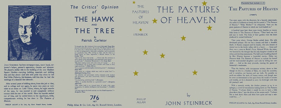 Item #34476 Pastures of Heaven, The. John Steinbeck