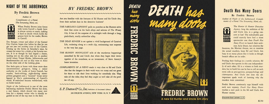 Item #345 Death Has Many Doors. Fredric Brown.