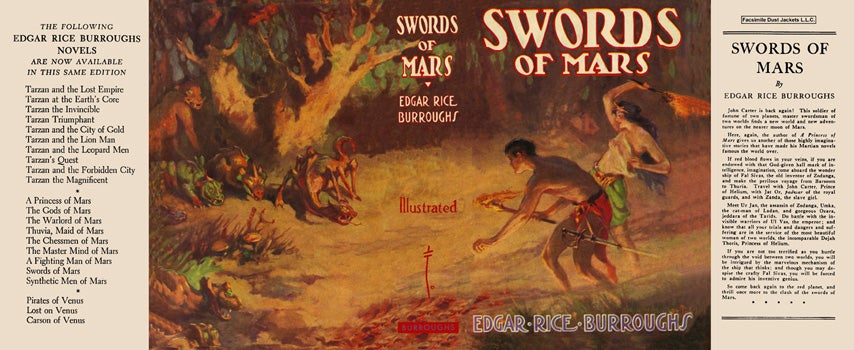 Item #34502 Swords of Mars. Edgar Rice Burroughs