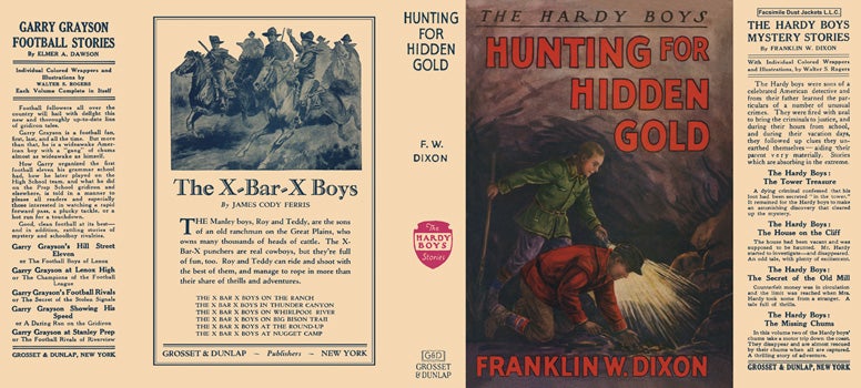 Item #34517 Hardy Boys #05: Hunting for Hidden Gold. Franklin W. Dixon