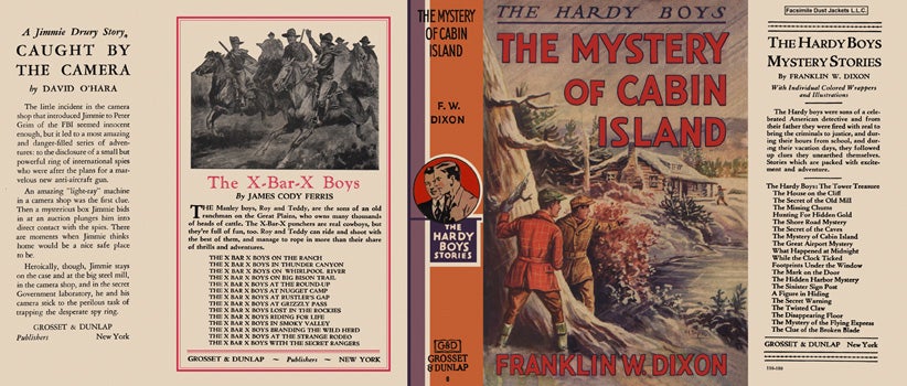 Item #34530 Hardy Boys #08: Mystery of Cabin Island, The. Franklin W. Dixon