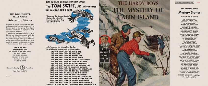 Item #34532 Hardy Boys #08: Mystery of Cabin Island, The. Franklin W. Dixon