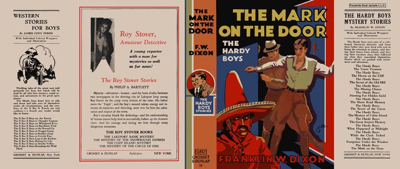 Item #34541 Hardy Boys #13: Mark on the Door, The. Franklin W. Dixon