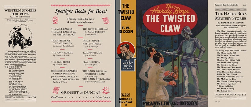 Item #34549 Hardy Boys #18: Twisted Claw, The. Franklin W. Dixon