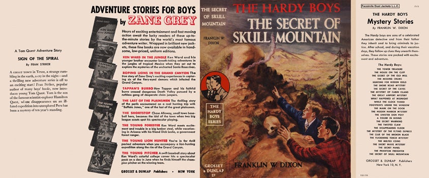 Item #34555 Hardy Boys #27: Secret of Skull Mountain, The. Franklin W. Dixon