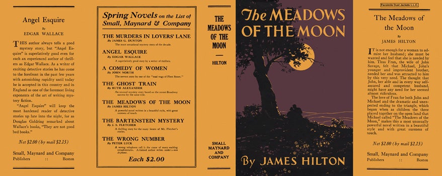 Item #34560 Meadows of the Moon, The. James Hilton