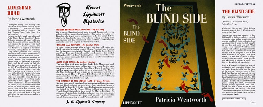 Item #3459 Blind Side, The. Patricia Wentworth