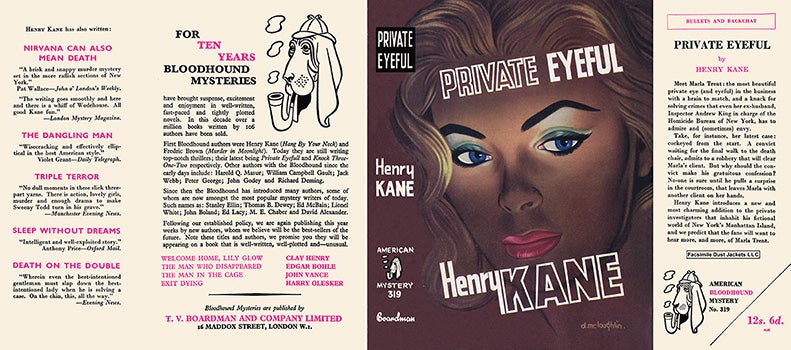 Item #34605 Private Eyeful. Henry Kane.
