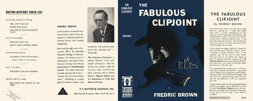 Item #347 Fabulous Clipjoint, The. Fredric Brown.